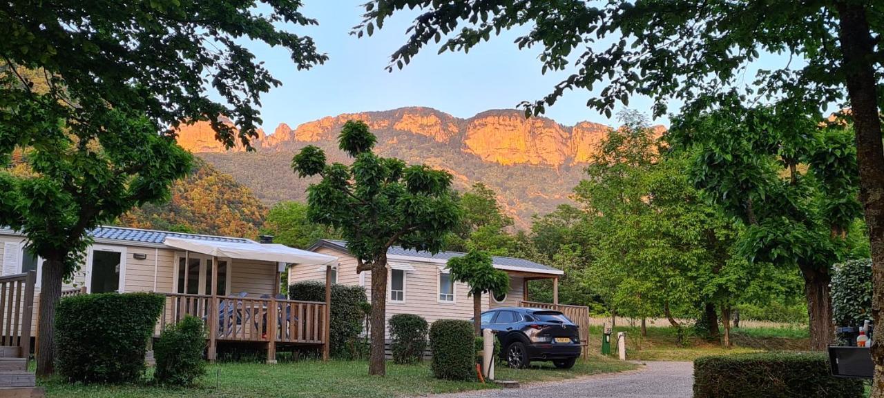 Camping Le Gallo Romain Barbieres Eksteriør billede