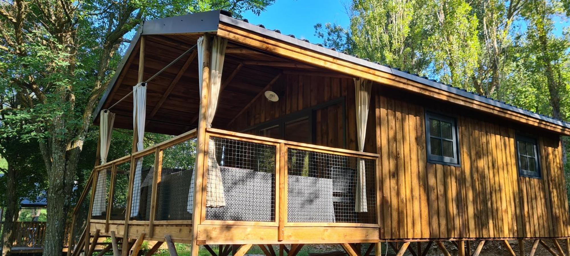 Camping Le Gallo Romain Barbieres Eksteriør billede