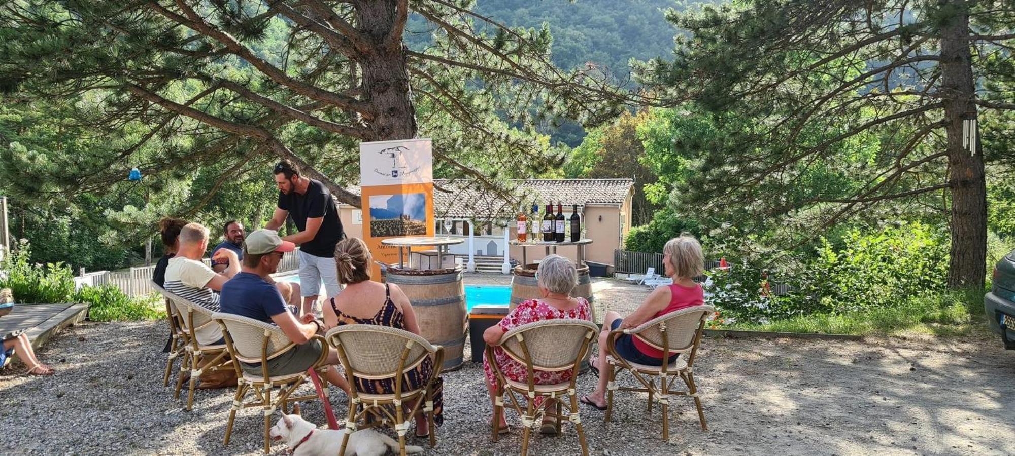 Camping Le Gallo Romain Barbieres Eksteriør billede