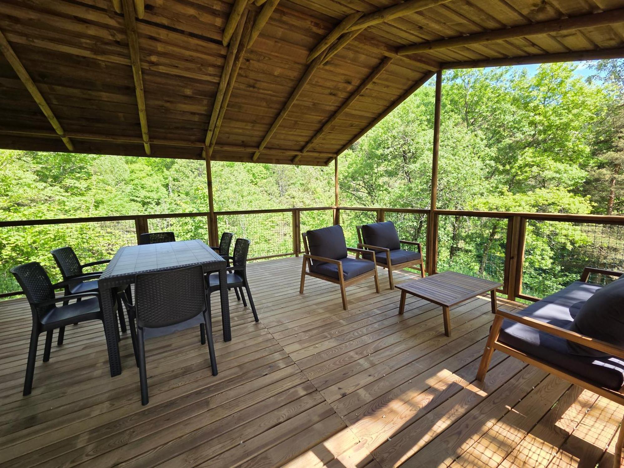 Camping Le Gallo Romain Barbieres Eksteriør billede