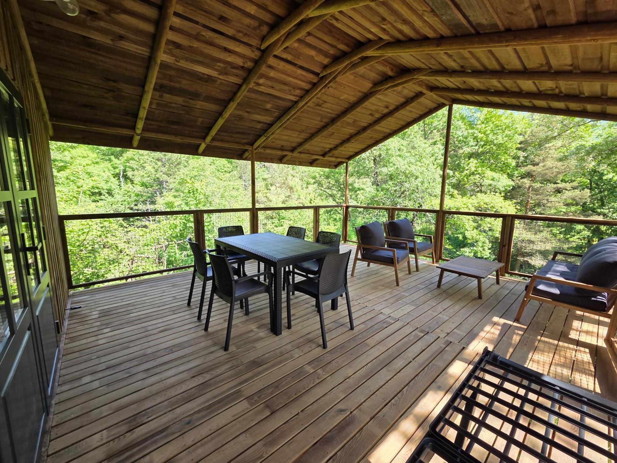 Camping Le Gallo Romain Barbieres Eksteriør billede